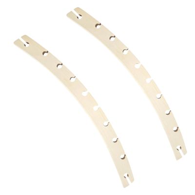 Wooden Hammock Spreader Bar 2 Pieces Swing 10-Hole Wooden Poles Accessories