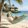 Wooden Hammock Spreader Bar 2 Pieces Swing 10-Hole Wooden Poles Accessories view 2