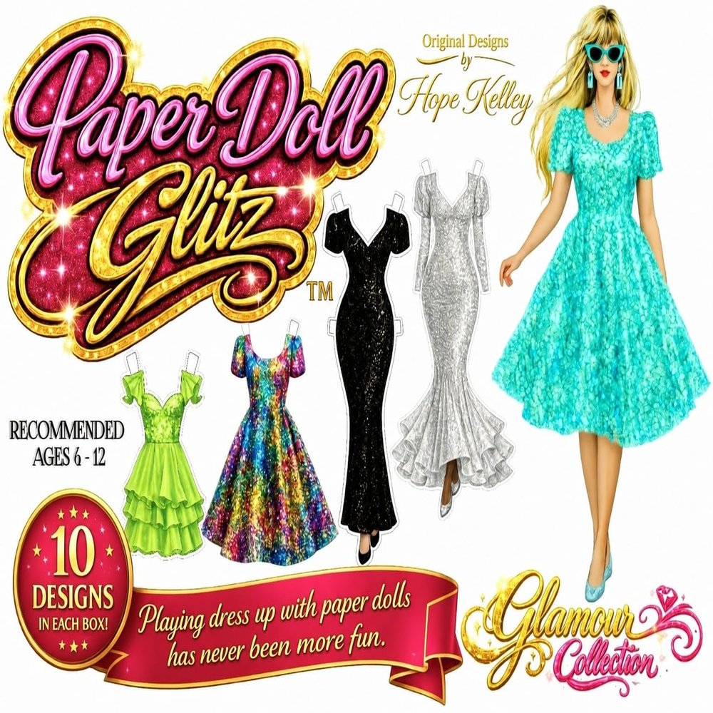 Paper Doll Glitz - Playing Fashion with Paper Dolls for Girls