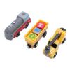 Alomejor Toddler Crane Toy Set, Electric Track Construction Vehicle with Functional Crane for Series, Beechwood ABS Material view 4
