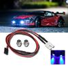 Aumotop RC Drift Car Headlight Kit, LED Lights, 2PCS 5mm Headlights for 1/10 Model Vehicle, Easy Install RC Light for Night Racing Enthusiasts (No. 11 Light Blue) view 4