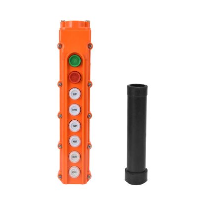 Chiyyak Remote Control Crane Durable Switch Box for Outdoor Work Rainproof 220V/500V COB63A Electric Hoist Control