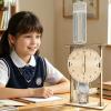 Hand Making Wooden Water Clock Physics Teaching Aid for Science Experiment and Home Decorations Water Drip Clock Drip view 2