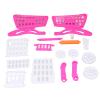 Chiyyak Shopping Trolley Toy for Children Building Play Set with Super Realistic Design for Fantasy Games (Pink) view 1