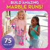 Barbie Sparkle Marble Run Building Set with 10 Marbles for Kids Ages 6+ view 2