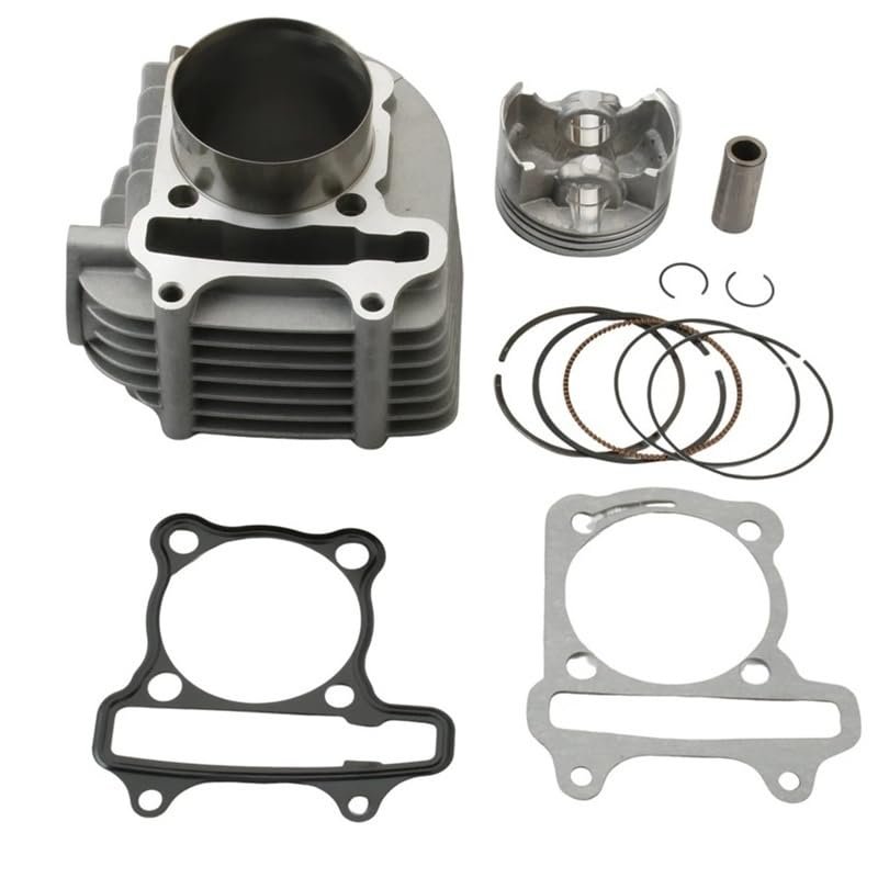 Scooter 58.5mm 4V Racing Big Bore Cylinder Kit 4 Valve Piston For GP110 GY6 125cc 150cc Upgrade To 160cc 152QMI 157QMJ 4T