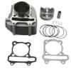 Scooter 58.5mm 4V Racing Big Bore Cylinder Kit 4 Valve Piston For GP110 GY6 125cc 150cc Upgrade To 160cc 152QMI 157QMJ 4T view 1