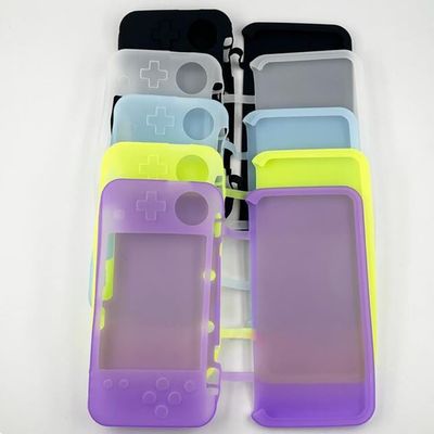 Silicone Soft Case Cover Skin Protective for New 2DS XL LL Console Rubber Protector Case (Black)