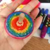 ibasenice 6PCS Wood Spinning Tops for Kids: Unfinished Wooden Gyroscope Toys - Paint Your Own Gyro - Montessori Toys for DIY Crafts, Kids Birthday Party Favors view 4
