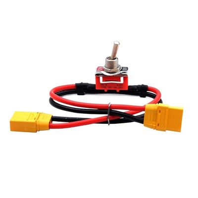 Large Current High Load Switch XT60 XT90 T-Plug Power ON-OFF Toggle 12/14AWG For EBike RC Airplane ESC Motor Connecting Adapter(XT90 Plug)