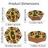 2Pcs PU Dice Holder Folding for RPG DND Table Games, Dice Trays Storage Box Portable Folding Rolling Dice Tray, Ice Cream Pineapple Skull view 3