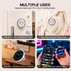 WSTER Bluetooth Digital Display Badge with App Control, Silver view 3