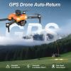 F180 Drones with 4K Camera Adults 4.5" LCD RC Screen, Follow Me Professional Drone GPS Auto Return Home, 5GHz FPV Real-Time RC Quadcopter Dron for Beginner, SD Card, Long Flight Time Under 249g view 3