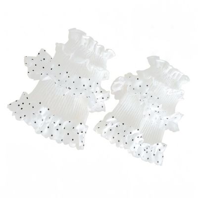 Up Lace Hand Sleeves for Women Lightweight Stretch Embroidered Wrist Cuffs with Soft Wear Feel