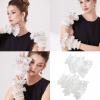 Up Lace Hand Sleeves for Women Lightweight Stretch Embroidered Wrist Cuffs with Soft Wear Feel view 2