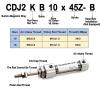 YHWKZCTTT CDJ2KB10/16-10X15X20X25X50X75X100X200Z-B Hexagonal Piston Rod Anti-Rotation Stainless Steel Small Mini Cylinder(Stroke 125mm,Bore 16mm) view 2