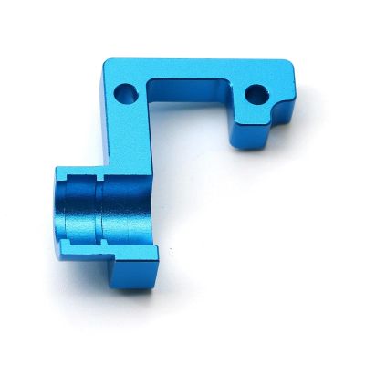 Compatible with Tamiya for TT02 1/10 RC Car Upgrade Modification Parts Accessories Metal Gearbox Housing Gear Mount RC Assortment(Blue)