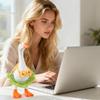 4 Pack Summer Bikini Desk Goose Outfits, 7 Inch Mini Desktop Goose Clothes, Mini Crochet Clothes & Accessories Cute Geese Costume Set for 7" Magnetic Desktop Geese Statue (Cloth Only) (Multicolor B) view 3