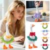 4 Pack Summer Bikini Desk Goose Outfits, 7 Inch Mini Desktop Goose Clothes, Mini Crochet Clothes & Accessories Cute Geese Costume Set for 7" Magnetic Desktop Geese Statue (Cloth Only) (Multicolor B) view 4