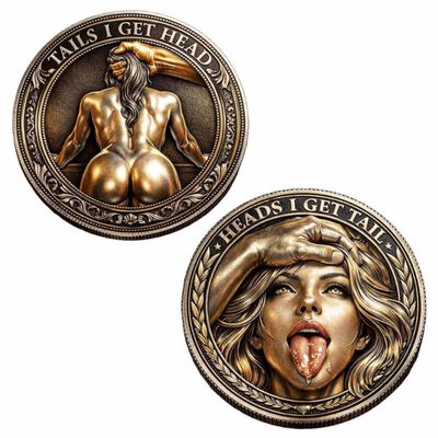 Heads I Get Tail/Tails I Get Head CoinHeads Tails Challenge Coin(Style-F)