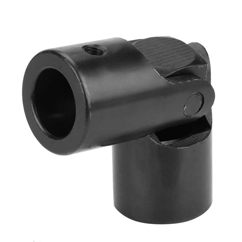 Fafeicy Universal Joint Metal Shaft Coupling 18mm to 32mm Adjustable Steering Connector with Screws for RC Car Boat Smooth Rotation for Model Repair Upgrade