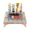 Chiyyak 45 Pieces Wooden BBQ Game Set, Fun Imaginative Educational Cooking Toys Set, Realistic Design, Parent-Child Interaction, Ideal for Role Play, 45 Pieces view 4