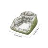 Pool Floats 3-in-1 Inflatable Water Mat, Thickened PVC Quick Inflate, for Pool Lake Beach Summer Recreation, for Teens Adults & Outdoor Enthusiasts (2PCS-Green) view 2