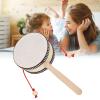 Chiyyak Exquisite 4 Inch Rattle Drum Toy with Black Edge Design, Safe and Convenient Storage, Long Lifespan, Great Gift for Kids view 2
