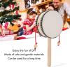 Chiyyak Exquisite 4 Inch Rattle Drum Toy with Black Edge Design, Safe and Convenient Storage, Long Lifespan, Great Gift for Kids view 3