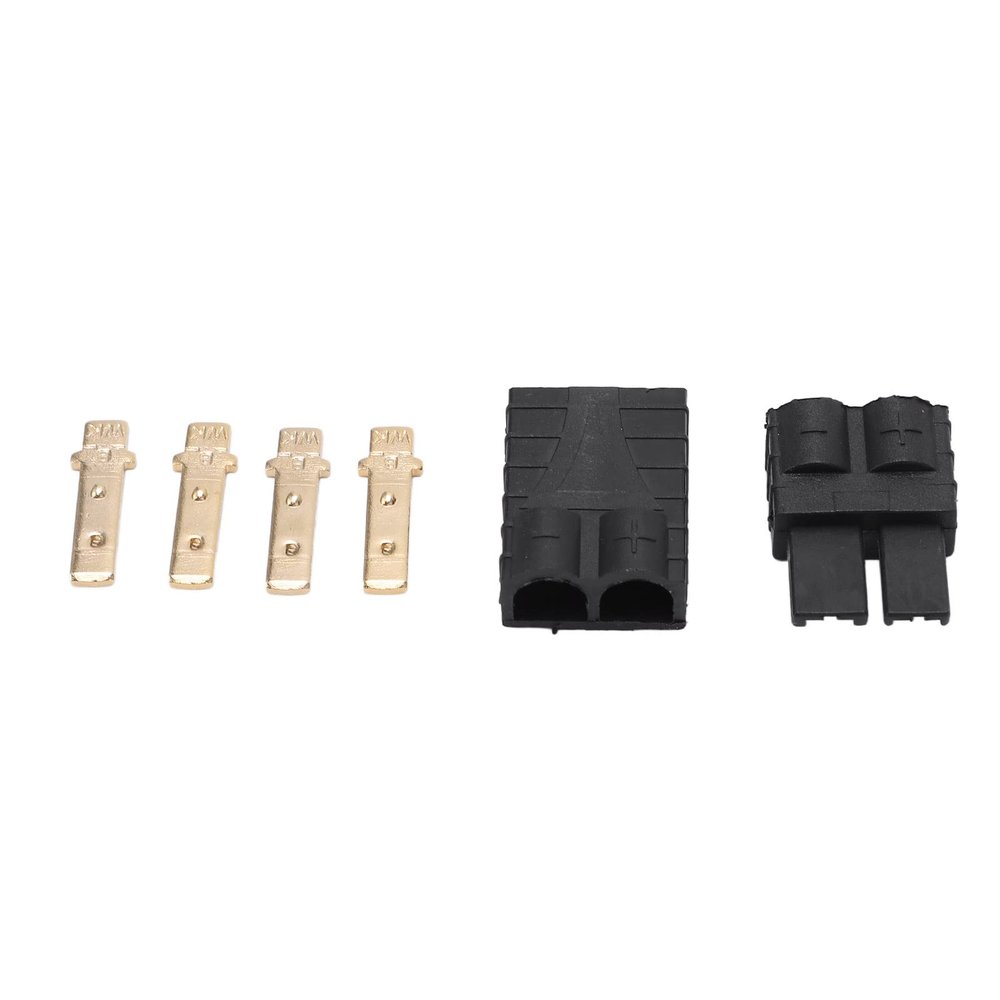 YUKOFE RC Plane Connectors Male Female Pair Reusable High Current Withstand RC Adapter Plugs for Remote Control Aircraft Plastic Copper Material Set of 2