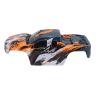 Jenivaint PVC RC Car Body Shell Lightweight Spare Cover with Cool Sporty Look for 1/16 Scale Replacement Parts (Orange) view 1