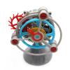 MJDHS Mechanical DIY 3D Plastic Assembly Model Kit, 3D Printed Tourbillon Replica Clock Movement, Desktop Ornament, Gear Art Suitable for Stem Education and Physics Experiments view 1
