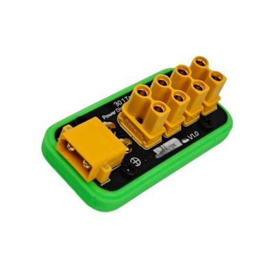 Speaker Connectors Xt-90 XT30 Power Distribution Board 1 to 4 Channel High Current PDB for RC Car Boat Submarine(XT30 to XT30 w Base)
