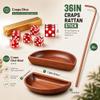 Craps Table Top Game Set with 35x70 Mat, Diamond Bumper, 200 Chips(Green) view 3