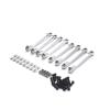 Rc Accessories for MN D90 D91 D96 for MN98 99S 1/12 Metal Chassis Fixed Link Suspension Tie Rod RC Car Upgrade Refit Accessories(Silver) view 1