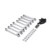 Rc Accessories for MN D90 D91 D96 for MN98 99S 1/12 Metal Chassis Fixed Link Suspension Tie Rod RC Car Upgrade Refit Accessories(Silver) view 2