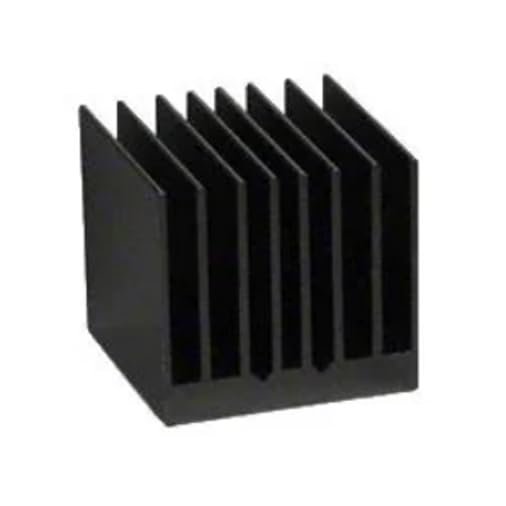 ATS-54330R-C1-R0, Heat Sinks BGA Heat Sink, Square Fin, 2 Side Thermal Tape, Black