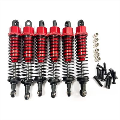 RC Car Shock Absorber for Hosim for Xinlehong for XLH 9125 9155 9156 1/10 1/12 6Pcs Metal Oil Shock Absorber Damper RC Car Upgrade Parts Accessories