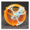 MJDHS Adult 3D Printed Tourbillon Clock Model Kit, DIY Assembly Mechanical Clock Model, with Manual Winding Gear Transmission Demonstration Unit, Suitable for Stem Education and Physics Experiments view 1