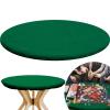 Superhao Card Table Cover Felt Table Cover Round Card Game Tablecloth Poker Desk Mat Protector Elastic Topper Non-Slip Gaming Accessories for Playing view 3
