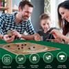 Superhao Card Table Cover Felt Table Cover Round Card Game Tablecloth Poker Desk Mat Protector Elastic Topper Non-Slip Gaming Accessories for Playing view 4