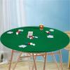 Superhao Card Table Cover Felt Card Table Game Cover Round Tablecloth Poker Topper Mat Elastic Protector for Playing view 4