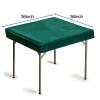 Superhao Card Table Cover Grade Table Cover for Poker Cards Mahjong Board Games Tile Square Felt Cloth Tablecloth for Playing(Blue,34x34inch) view 3