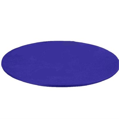 Superhao Card Table Cover Felt Card Table Game Cover Round Tablecloth Poker Topper Mat Elastic Protector for Playing(Blue)