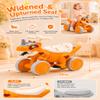 Dinosaur Ride On Toy for Toddlers 1-3 Years, 4 Wheel Wiggle Car, Stable Anti-Tip Design, Smooth Rolling Wheels, Enlarged Comfortable Seat, Toddler Ride On Sliding Toy (Yellow) view 3