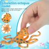 Toyvian Realistic Octopus Figurine Plastic Marine Animal Figure view 2