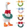 RJSQAQE Summer Bikini Desk Goose Outfits,7 Inch Mini Crochet Clothes & Accessories for Summer Magnetic Desk Goose Statue Decor (Bikini) view 1