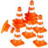 Toyvian Mini Traffic Cones, 10pcs Road Signs for Model Scene Accessories view 1