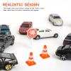 Toyvian Mini Traffic Cones, 10pcs Road Signs for Model Scene Accessories view 2