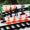Toyvian Mini Traffic Cones, 10pcs Road Signs for Model Scene Accessories view 4